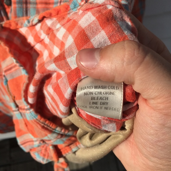 ARATTA SILENT JOURNEY • Plaid Button Down Top Sz S - Picture 6 of 8